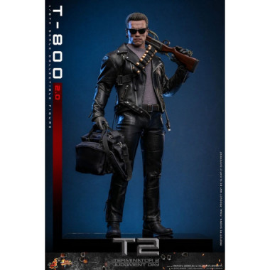 Figura T-800 Battle 2.0 Terminator 2 Figura 1/6 Movie Masterpiece  HOT TOYS