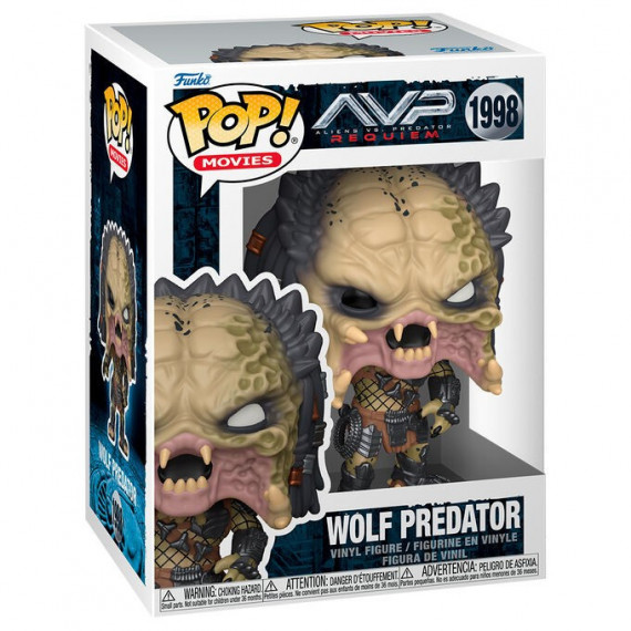 FUNKO Pop Wolf Predator Alien Vs Predator Requiem 1998