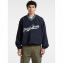 Jersey Nailon Azul  GUESS