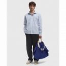 Camisa Pompeii Blanca y azul