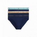 3P Brief Wb Ptch Blu/arc Aqu/des  TOMMY HILFIGER