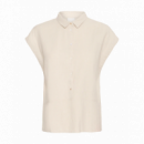 Blusas y Camisas Camisa ICHI Linno Natural Ecru