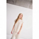 Blusas y Camisas Camisa ICHI Linno Natural Ecru