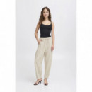 Pantalones Mujer Pantalones ICHI Linno Barrel