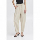 Pantalones Mujer Pantalones ICHI Linno Barrel