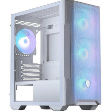 Caja Ordenador Gaming MSI Mag Forge M100R Matx Argb White