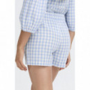 B-Young Bermudas Short B.YOUNG Falakka Blue Check