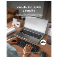 BELKIN Teclado + Raton Inalambrico BBZ010 USB Negro