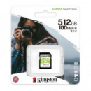 KINGSTON Tarjeta Memoria Sdxc 512GB 100MB/S R C10 Canvas Select Plus