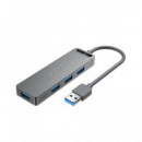 VENTION Hub 4 Puertos USB 3.0 + 1 Micro USB Pd 5GBPS 0.5MTRS Chlhd