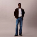 Camiseta holgada con logo escrito