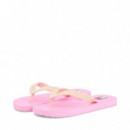 Chanclas con logo en relieve y suela dentada