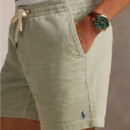 Pantalón corto prepster Polo de pana