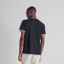 Camiseta De Corte Regular Con Detalle De Logotipo En La Manga