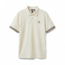 Polo Piquet De Corte Regular Con Logotipo Pequeño