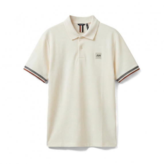 Polo Piquet De Corte Regular Con Logotipo Pequeño