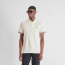 Polo Piquet De Corte Regular Con Logotipo Pequeño