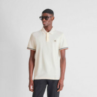Polo Piquet De Corte Regular Con Logotipo Pequeño