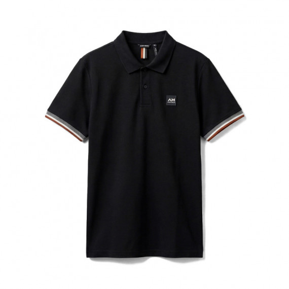 Polo Piquet De Corte Regular Con Logotipo Pequeño