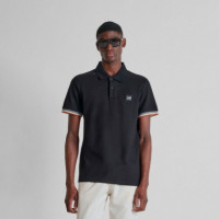 Polo Piquet De Corte Regular Con Logotipo Pequeño