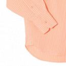 Camisa oversized de mezcla de lino