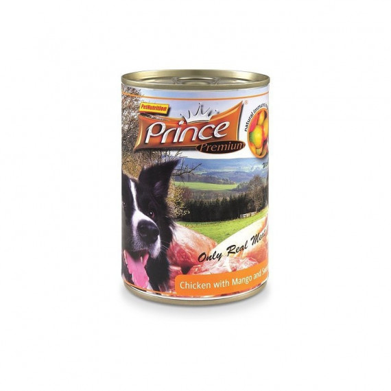 Prince Perro Adulto Pollo Mango Batata Lata 400 Gr  PRINCE/PRINCESS
