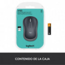 Raton LOGITECH Wireless Optical M185 Negro-gris P