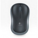 Raton LOGITECH Wireless Optical M185 Negro-gris P