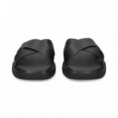 Pala Cruzada Piel Negro  CALVIN KLEIN