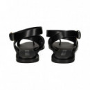 ESCLAVA CRUZADA PIEL NEGRO