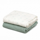 KIOKIDS Muselima Bambu Salvia 120X 120 Cm Ref: 5245