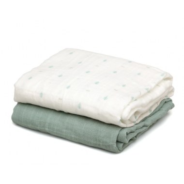 KIOKIDS Muselima Bambu Salvia 120X 120 Cm Ref: 5245