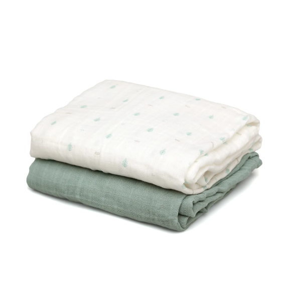 KIOKIDS Muselima Bambu Salvia 120X 120 Cm Ref: 5245