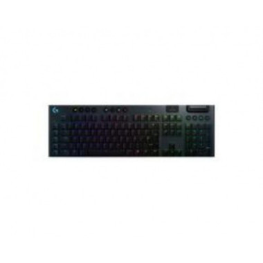 Teclado Gaming Mec&aacute;nico Logitech G915 RGB Negro Inal&aacute;mbrico (920-008906)