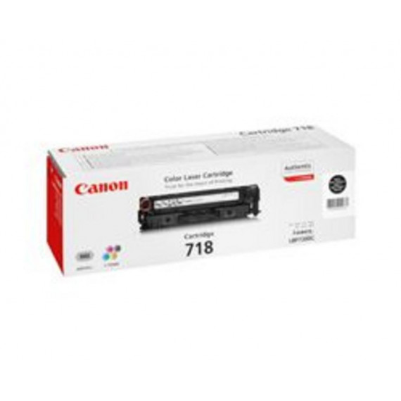 Toner Canon Laser 718BK Negro 3400 Páginas (2662B002)