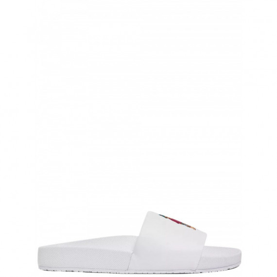 POLO RALPH LAUREN - POLO SLIDE-SANDALS-SLIDE - WHITE BEACH SHOP BEAR - 809P09762001/WHITE BEACH SHOP BEAR
