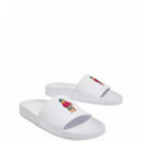 POLO RALPH LAUREN - POLO SLIDE-SANDALS-SLIDE - WHITE BEACH SHOP BEAR - 809P09762001/WHITE BEACH SHOP BEAR