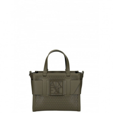 ARMANI EXCHANGE - SUSY PERFORATION TOTE M - U7043 - XW000392AF22626/U7043
