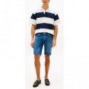 TOMMY HILFIGER - DENTON SHORT COBALT BLUE - 1A7 - F|MW0MW42558/1A7