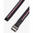 TOMMY HILFIGER - Roller Buckle Webbing 3.5 Belt - DW6 - F|AM0AM14187/DW6