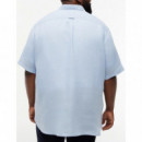 TOMMY HILFIGER - BT PIGMENT DYED LINEN RF SHIRT S/S - C1O - F|MW0MW44078/C1O