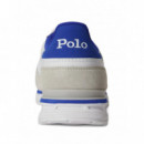 POLO RALPH LAUREN - VARICK PP-SNEAKERS-LOW TOP LACE - BIANCO WHITE FOREST - 809P07565001/BIANCO WHITE FOREST