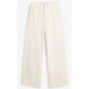 TOMMY HILFIGER - DNM SOFT ECRU 70'S WIDE LEG HW - 1CD - F|WW0WW49667/1CD