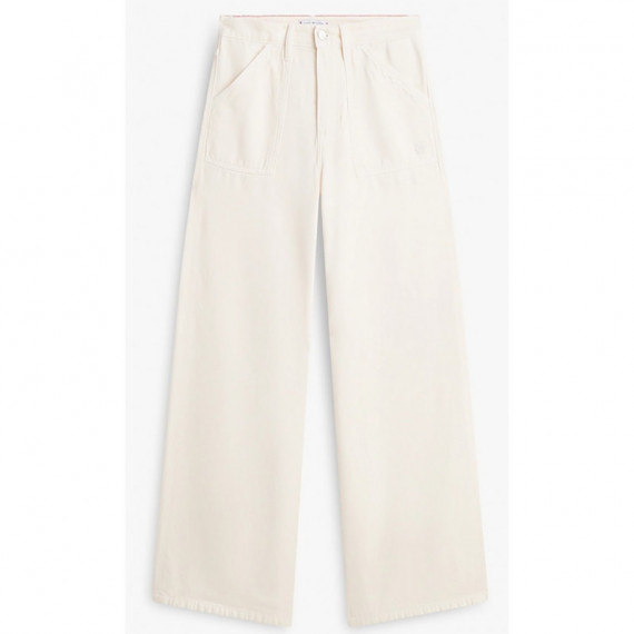 TOMMY HILFIGER - DNM SOFT ECRU 70'S WIDE LEG HW - 1CD - F|WW0WW49667/1CD