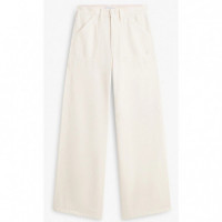 TOMMY HILFIGER - DNM SOFT ECRU 70'S WIDE LEG HW - 1CD - F|WW0WW49667/1CD