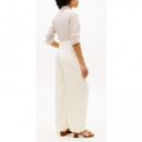 TOMMY HILFIGER - DNM SOFT ECRU 70'S WIDE LEG HW - 1CD - F|WW0WW49667/1CD