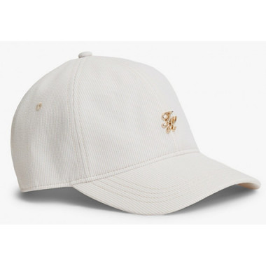 TOMMY HILFIGER - TH SCRIPT STRIPED CAP - ACI - F|AW0AW18328/ACI