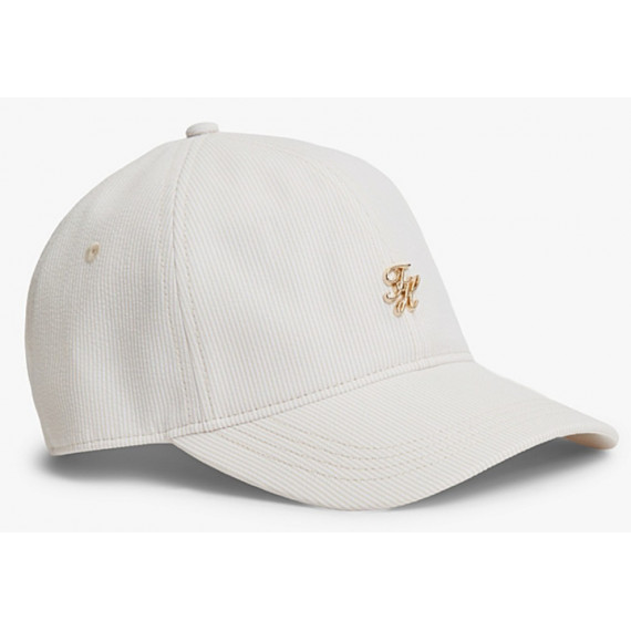 TOMMY HILFIGER - TH SCRIPT STRIPED CAP - ACI - F|AW0AW18328/ACI