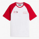 TOMMY HILFIGER - Th X CF1 Varsity Raglan Tee - Ybr - F|MN0MN00098/YBR