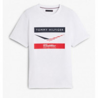 TOMMY HILFIGER - Th X CF1 Chevron Tee - Ybr - F|MN0MN00101/YBR